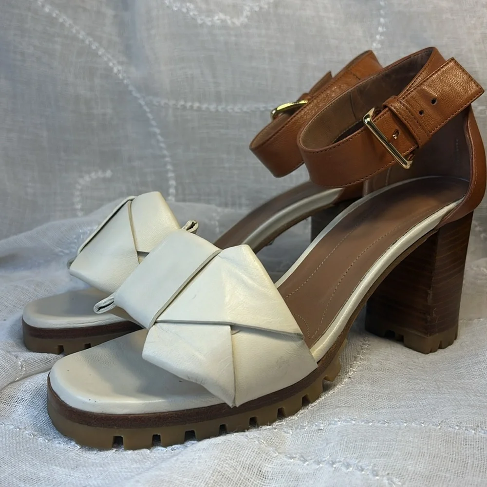 Marni leather heel sandals